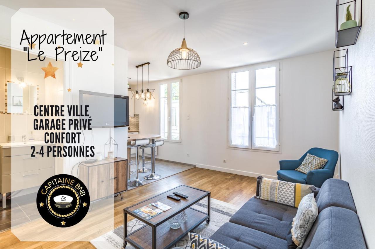 Appartement "Le Preize" - Centre Ville - Garage Prive Troyes Dış mekan fotoğraf