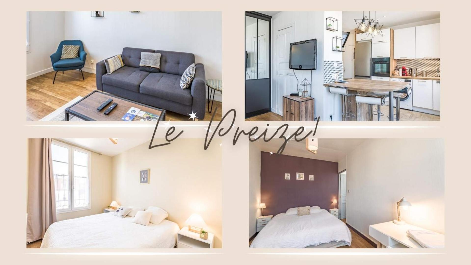 Appartement "Le Preize" - Centre Ville - Garage Prive Troyes Dış mekan fotoğraf